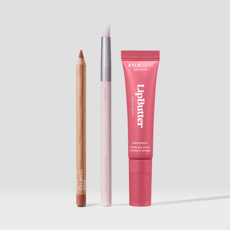 <Precision Pout Lip Liner & Lip Butter & Lip Brush Trio|<KBUN201>